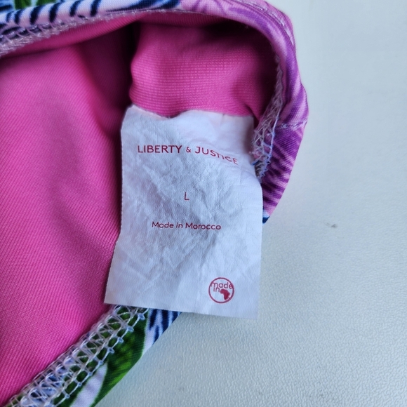 Liberty & Justice Women's One Shoulder High Leg Cheeky Cut Out One-Piece Sz L - Picture 13 of 16